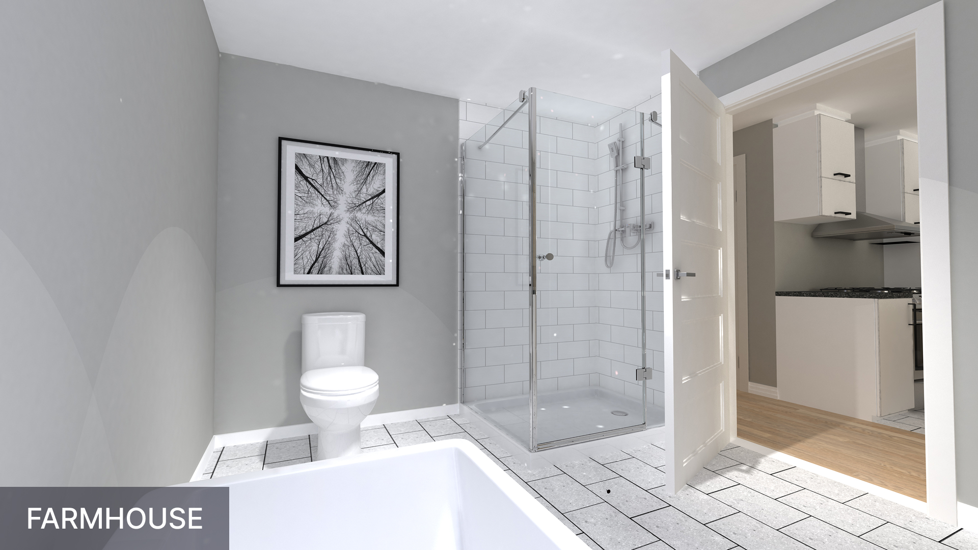 Salle de bain: Farmhouse