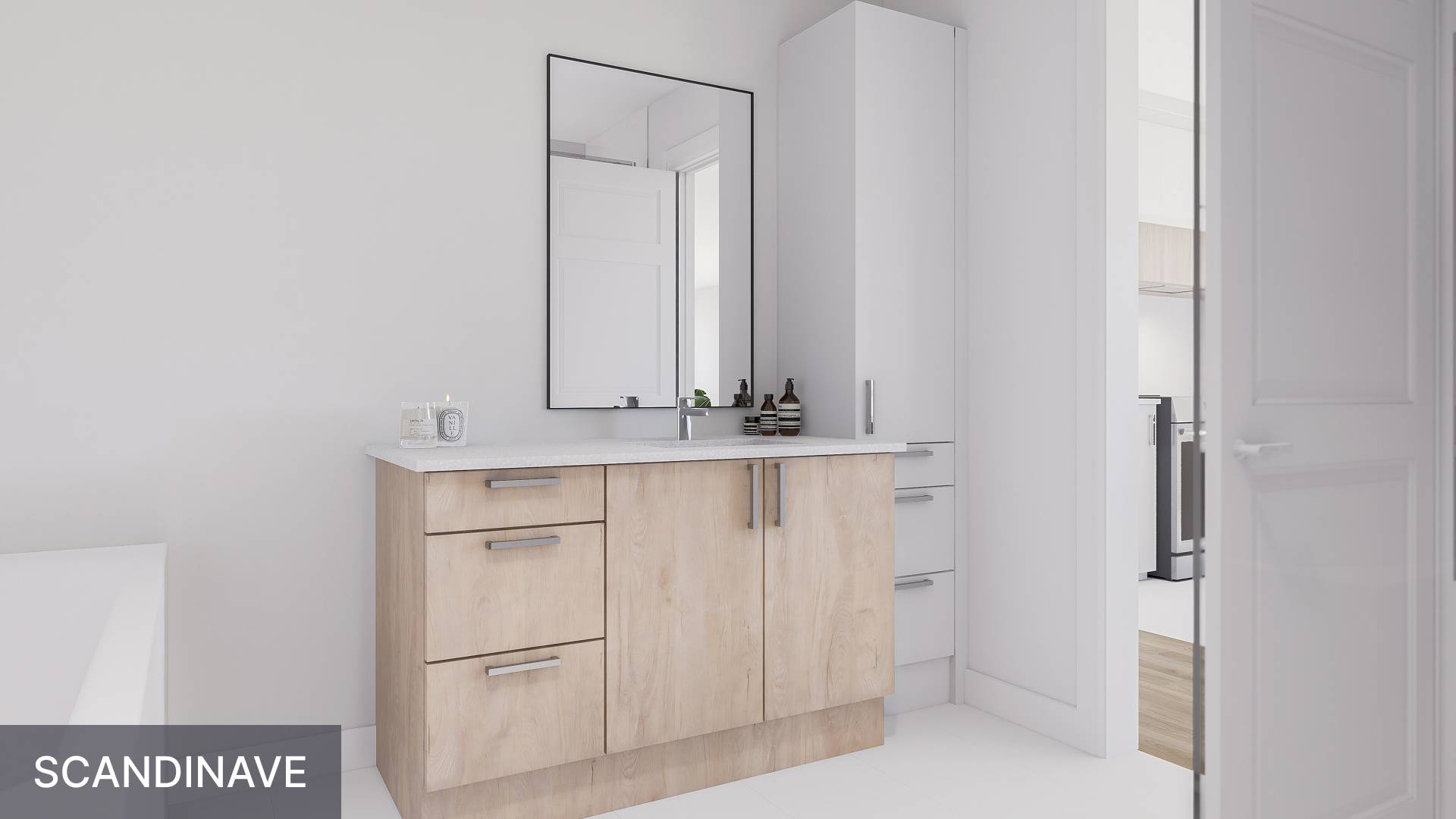 Salle de bain: Scandinave
